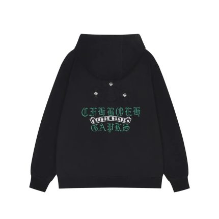 Chrome Hearts Black Forever Garks Zip Up Hoodie