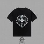Chrome Hearts Black Gothic Cross Circle Shirt