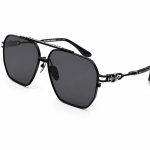 Chrome Hearts Black Hexagon Sunglasses