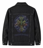 Chrome Hearts Black Monogram Denim Jacket