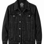 Chrome Hearts Black Monogram Denim Jacket