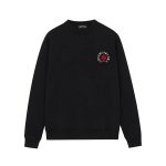 Chrome Hearts Black Multi Color Cross Crewneck Sweatshirt