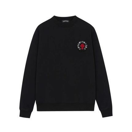 Chrome Hearts Black Multi Color Cross Crewneck Sweatshirt