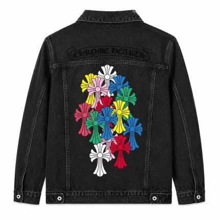 Chrome Hearts Black Multi Cross Denim Jacket