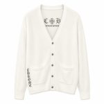 Chrome Hearts CH Cross Waffle Knit Cardigan