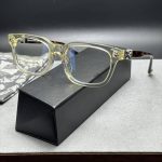 Chrome Hearts Clear Crystal Square Glasses