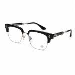 Chrome Hearts Clubmaster Black Silver Glasses