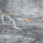 Chrome Hearts Cox Ucker Clear Gold Optical Glasses