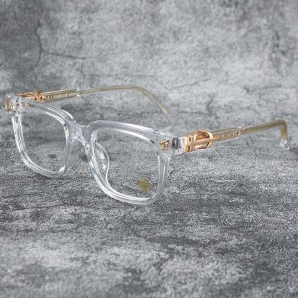 Chrome Hearts Cox Ucker Clear Gold Optical Glasses
