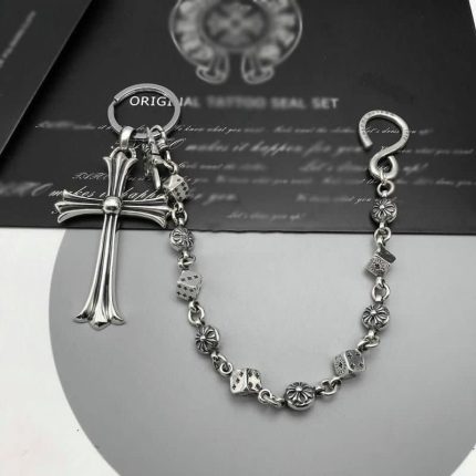 Chrome Hearts Cross Dice Wallet Chain
