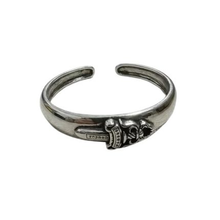 Chrome Hearts Dagger Clasp Open Cuff Bracelet