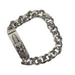 Chrome Hearts Dagger ID Cuban Link Bracelet