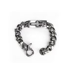 Chrome Hearts Dagger ID Fancy Link Clip Bracelet