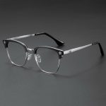 Chrome Hearts Deep I BK/SS Eyeglasses Black & Silver