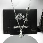 Chrome Hearts Dice Charm Cross Necklace