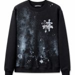 Chrome Hearts Distressed Gothic Cross Crewneck Long Sleeve