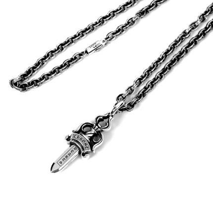 Chrome Hearts Double Dagger Pendant