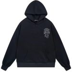 Chrome Hearts Dripping Cross Black Hoodie