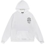 Chrome Hearts Dripping Cross White Hoodie
