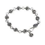 Chrome Hearts Fleur Link Chain Bracelet