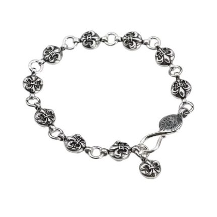 Chrome Hearts Fleur Link Chain Bracelet