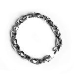 Chrome Hearts Fleur Tail Pattern Bracelet