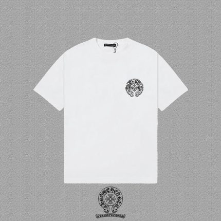 Chrome Hearts Floral Cross Back Print T-Shirt White