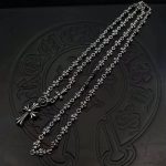 Chrome Hearts Floral Cross Link Necklace