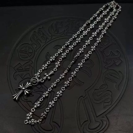 Chrome Hearts Floral Cross Link Necklace