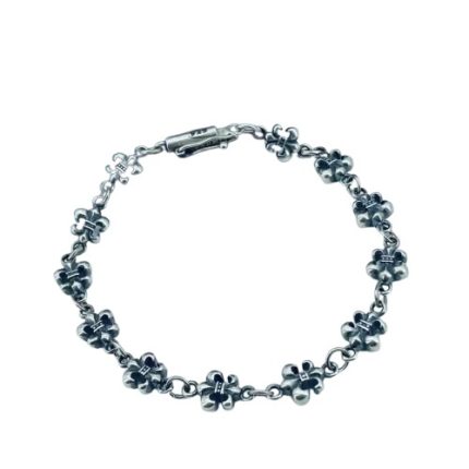 Chrome Hearts Floral Link Chain Bracelet