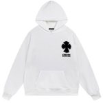 Chrome Hearts Gothic Cross Hoodie White
