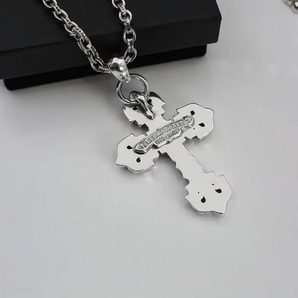 Chrome Hearts Gothic Cross Pendant Necklace