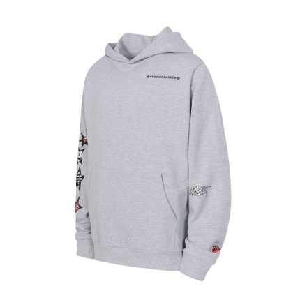 Chrome Hearts Grey Star Mouth Graphic Hoodie