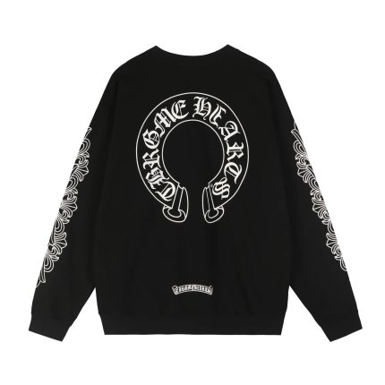Chrome Hearts Horseshoe Crewneck Sweatshirt Black