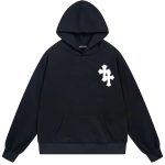 Chrome Hearts Horseshoe Cross Hoodie Black