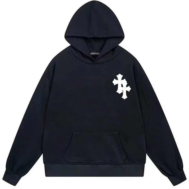 Chrome Hearts Horseshoe Cross Hoodie Black Chrome Hearts Horseshoe Cross Hoodie Black