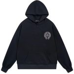 Chrome Hearts Horseshoe Logo Black Hoodie