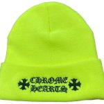 Chrome Hearts Logo Beanie Neon Yellow