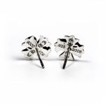 Chrome Hearts Logo Plus Stud Earrings