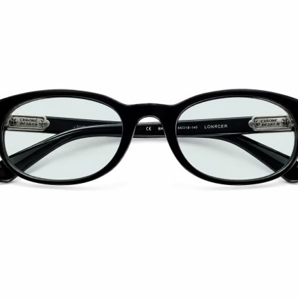 Chrome Hearts Lowrider Black Rectangle Glasses