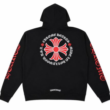 Chrome Hearts Made In Hollywood Plus Cross Zip Up Hoodie