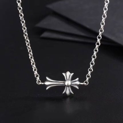 Chrome Hearts Mini Cross Chain Necklace