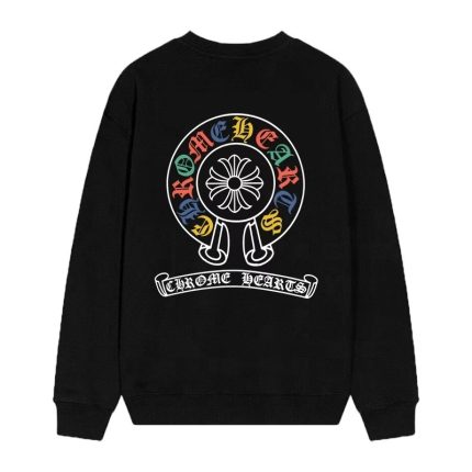 Chrome Hearts Multi Color Logo Sweatshirt Black