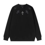 Chrome Hearts Multi Cross Patch Black Sweatshirt