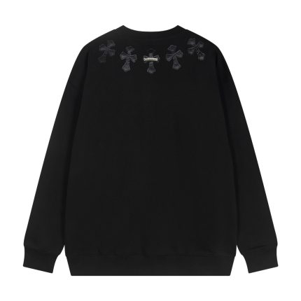 Chrome Hearts Multi Cross Patch Black Sweatshirt
