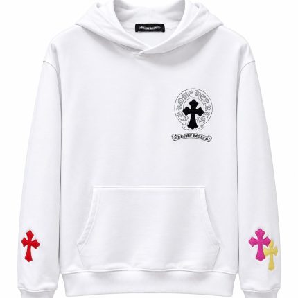 Chrome Hearts Multi Cross White Hoodie