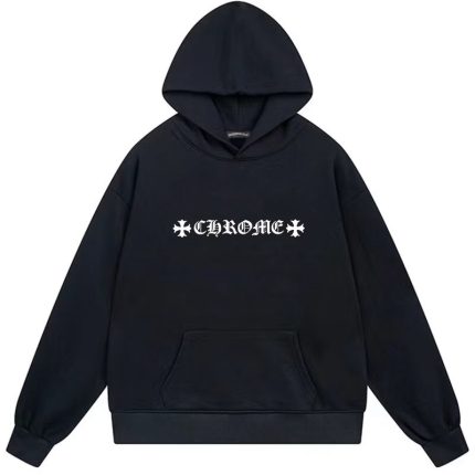 Chrome Hearts Multi Logo Graphic Black Hoodie