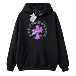 Chrome Hearts Neon Cross Black Hoodie