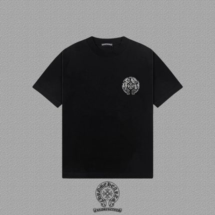Chrome Hearts Ornate Cross Back Print T-Shirt Black