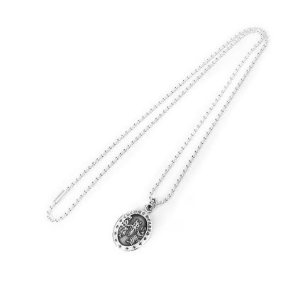 Chrome Hearts Oval Angel Medallion Charm